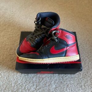 Neo-Vintage Jordan 1 - Black&Red